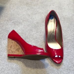 Tahari wedge heels
